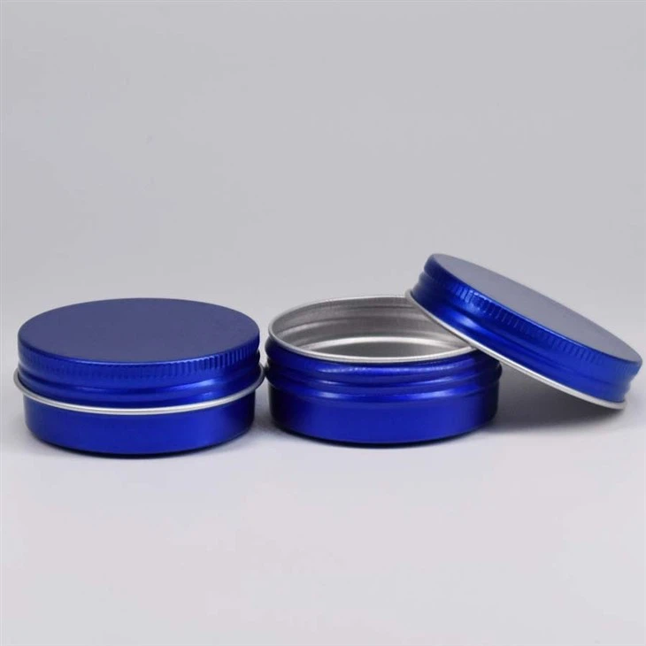 100*42 250mm Blue Customized Printing Aluminum Box With Cap For Candy