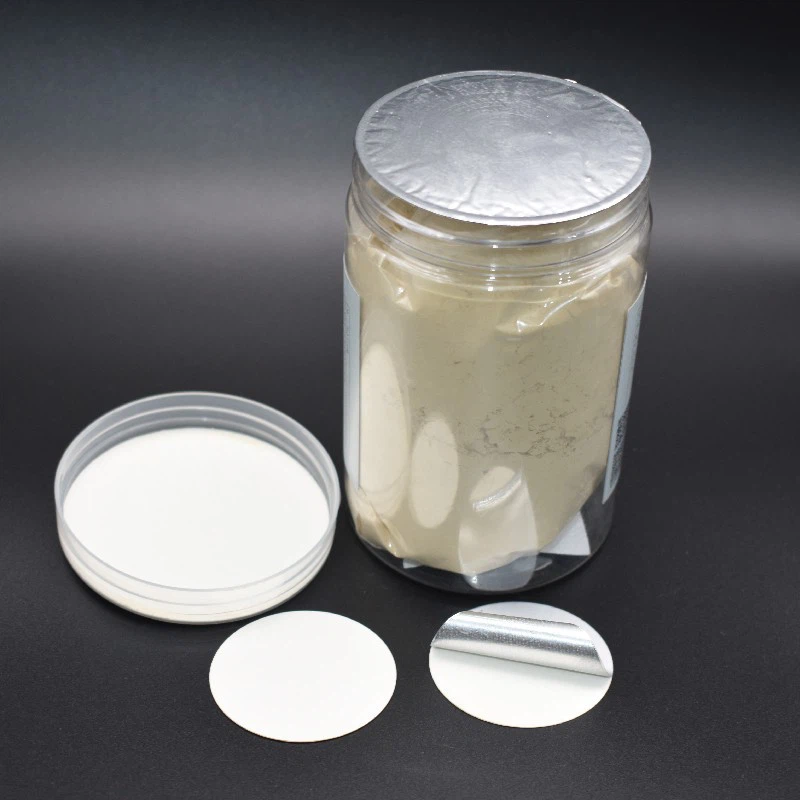 Customized Size Aluminum Foil Induction Heat Seal Liner With Papercard For PE, PET, PP, Glass Bottle